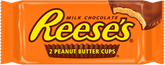 Reese's Peanut Butter Cups Covered with Milk Chocolate each Pack 2 peanut Butter Cups 1.5 oz Each Pack  36 Packs / Box Sweet Browse at UsaCandyWholesale.Com